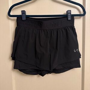 TLF Women's Black Athletic Shorts